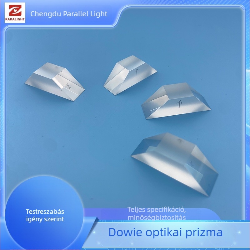 K9 kvarc prizmamegmunkálás, testreszabható méret, optikai műszer tartozék