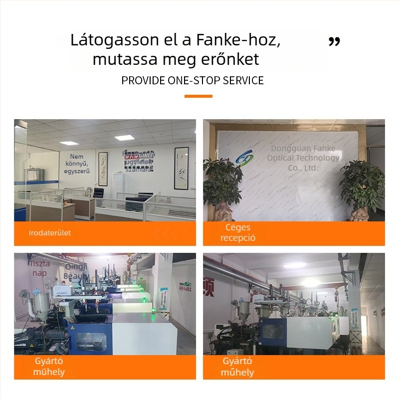 Projektor Fresnel lencse, 33 mm-es fókusztávolság, akril anyag