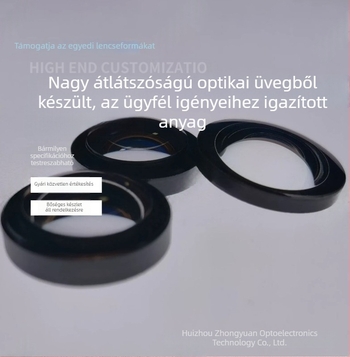 Személyre szabott akromatikus dupla lencse bevonattal – különleges formájú optikai üveglencse