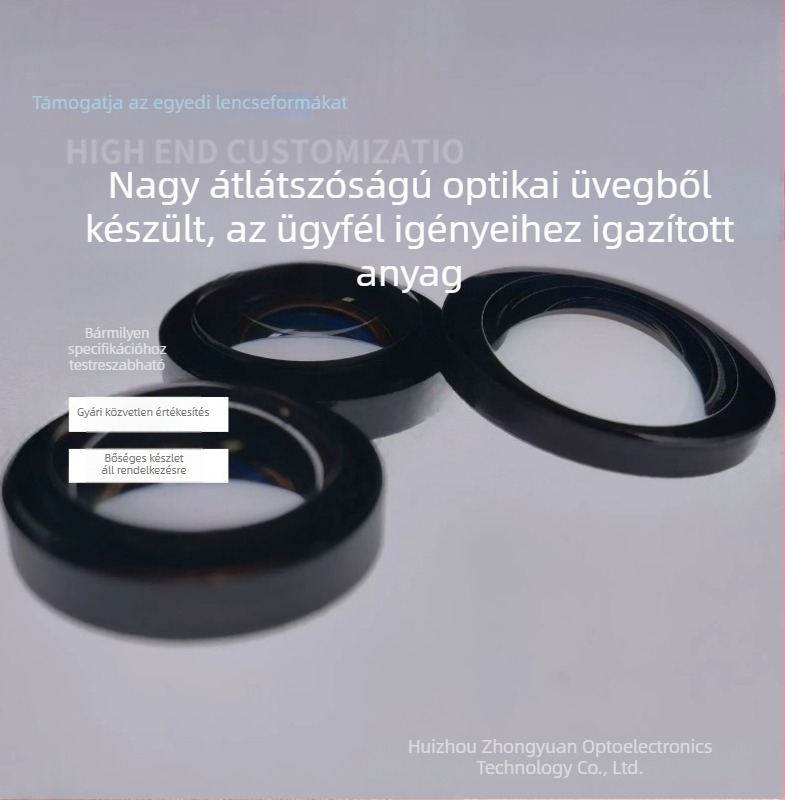 Személyre szabott akromatikus dupla lencse bevonattal – különleges formájú optikai üveglencse