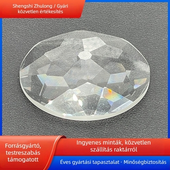 Színházi világításhoz optikai üveglencse, kétszintes nyolcszögű prizma, kollimáló képi lencse, mérőprizma