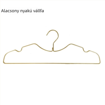 Rövid nyakú ruhafogasok, luxus, helytakarékos, megerősített, csúszásmentes, otthoni szárításhoz