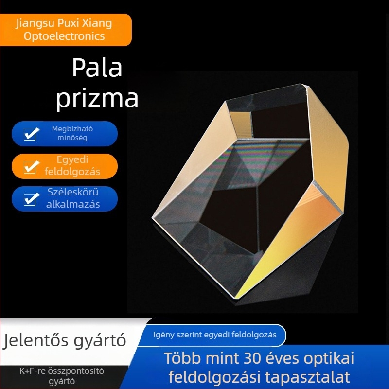 Gerincprizma oldalirányú merőlegességgel ±1′, több specifikáció és sokoldalú felhasználás