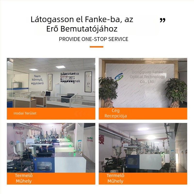 Zseblámpa Fresnel lencsével és LED lencsével, teleszkóp, 21 mm fókusztávolság, átmérő vágásra kész