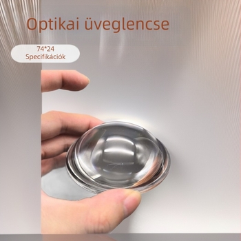 Optikai üveg, konkáv-konvex lencse spotlámpákhoz, aszférikus projekciós lencse ipari és bányászati lámpákhoz