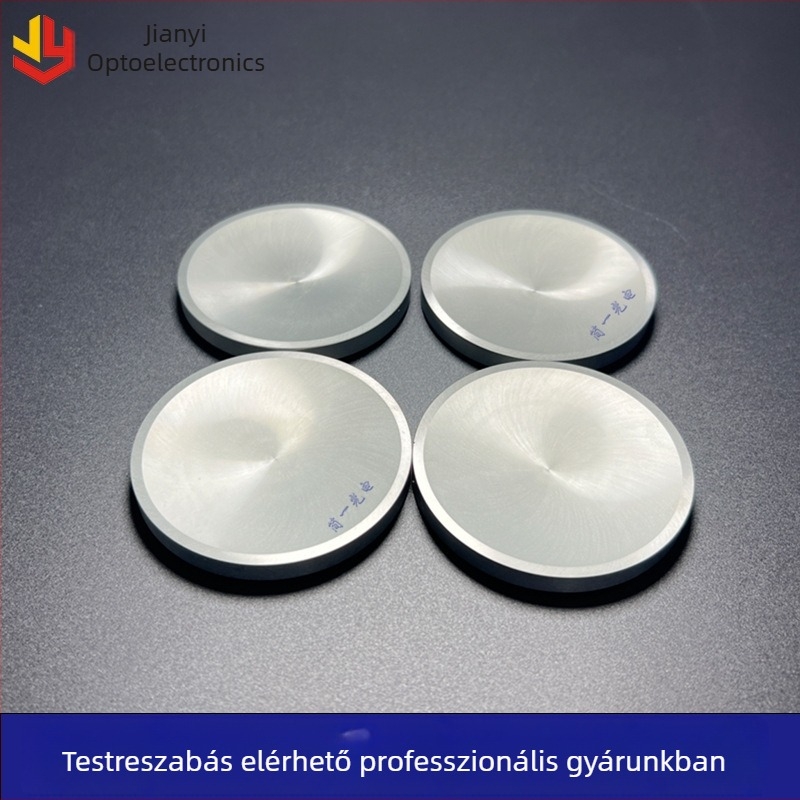Infravörös szilícium-germánium síklemez a hőmérséklet-tesztelésre, 3–5 mm és 8–12 mm tartományokban, testreszabott hőképi optika, konkáv és konvex lencse