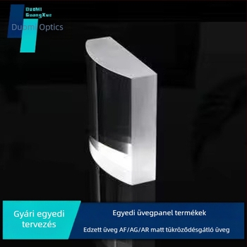 Plano-convex hengeres lencse BK7 optikai üveg K9, plano-concave hengeres tükör, félhold lencse, lézeres hengeres tükör