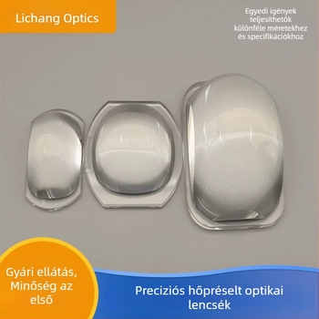 LED lencse, koncentráló lencse, magas boroszilikát üvegből, hőpréselt kivitelben
