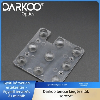 Mini kilenccellás lencsés tájvilágítási készlet, PMMA magas átlátszóságú optika, 30° fényirány