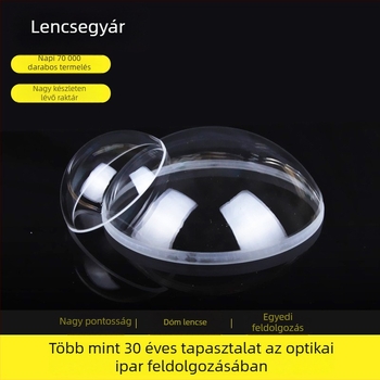 Gömb alakú optikai üveg lencse, K9 kvarc prizma, konvex lézerlencse, több méretben elérhető.