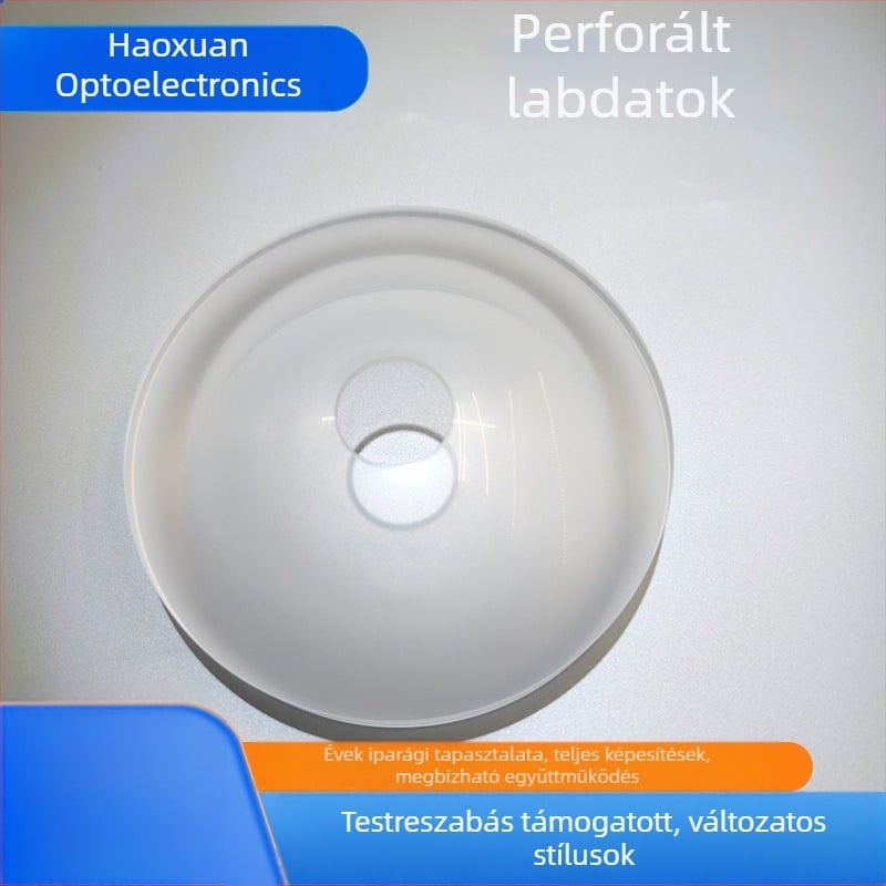 Perforált gömb alakú védőfedél ipari képalkotási szenzorokhoz