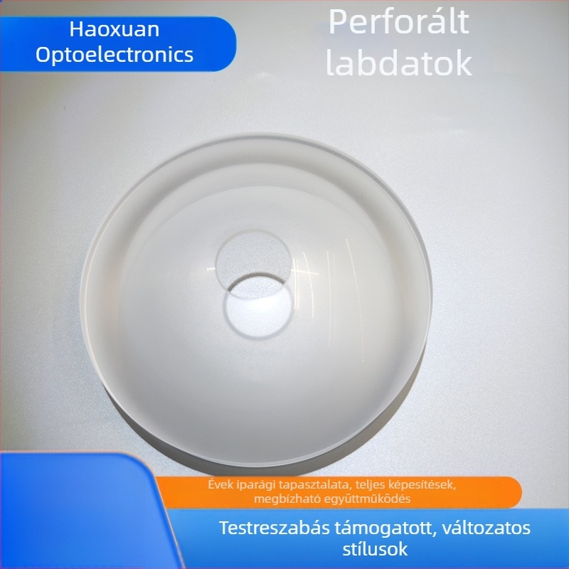 Perforált gömb alakú védőfedél ipari képalkotási szenzorokhoz