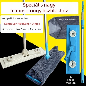 Chenille kendővel ellátott sík felületű mop a padlóhoz, 40 cm, nagy eszköz professzionális takarításhoz