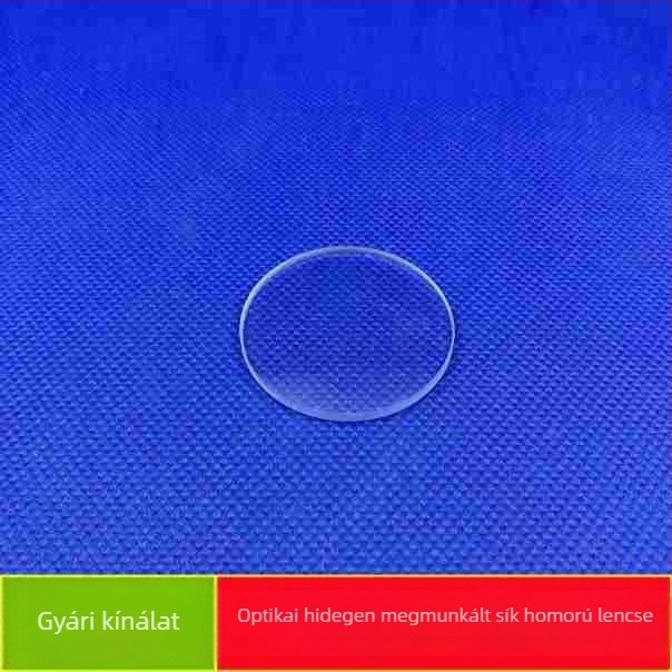 Optikai gömbölyű sík konkáv lencse, átmérő 8-200 mm, testreszabható görbületi sugár