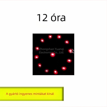 8- és 12-pontos rácsos mintázatú lencse hőmérsékletmérőhöz