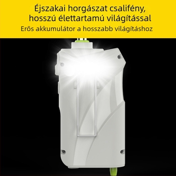 Szenzorral működtetett halászati vízszivattyú kültéri használatra, aerátorral és oxigénellátó rendszerrel a horgász dobozhoz