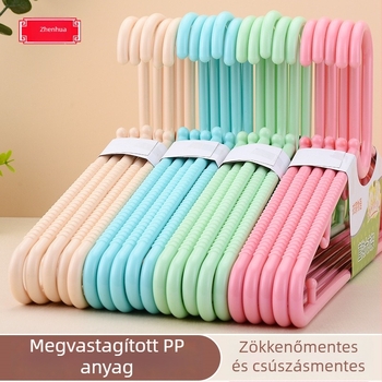 Megerősített műanyag ruhaakasztó, vastagított, nagy méretű a gardróbokhoz