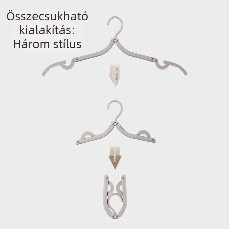 Utazáshoz összecsukható ruhaszárító állvány, hordozható használatra utazásokhoz és szállodákban, többfunkciós ruhaszárító