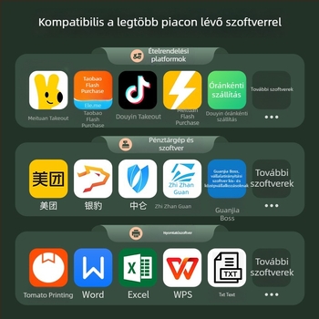 Spring D5810 termos nyomtató nyugtákhoz automatikus rendelésfelvétellel