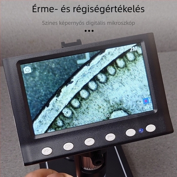 DM7 4,3 hüvelykes LED digitális mikroszkóp mobiltelefon javításához és elektronikus alaplapok vizsgálatához