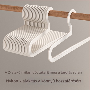 Többfunkciós gyerek ruhaakasztó műanyagból, csúszásmentes, összecsukható nadrágklipsz