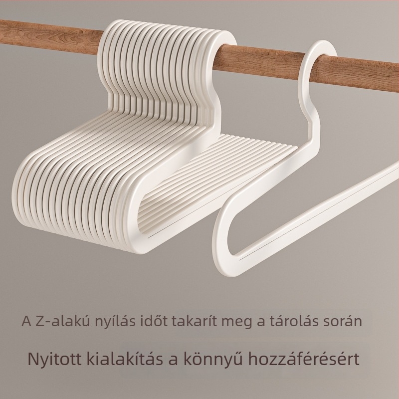 Többfunkciós gyerek ruhaakasztó műanyagból, csúszásmentes, összecsukható nadrágklipsz