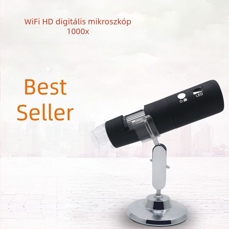303 WiFi HD digitális mikroszkóp Dora Style, 1080p, 1000x nagyítás