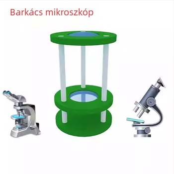 DIY tudományos kísérlet szett: nagyító és optikai mikroszkóp, oktatási játék