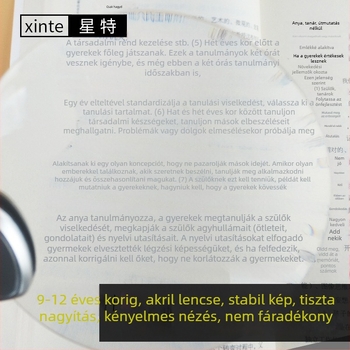 Xingte LED mikroszkóp, asztali rugalmas karos tartóval, S4B-4/S4B-4A/S4B-4B típusú nagyító