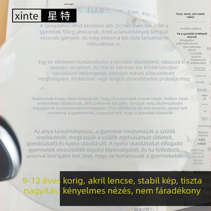 Xingte LED mikroszkóp, asztali rugalmas karos tartóval, S4B-4/S4B-4A/S4B-4B típusú nagyító