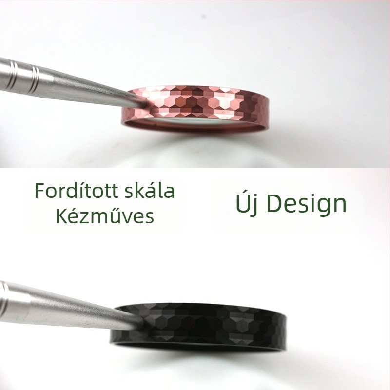 Chuda FD180 Fém kézi nagyító prizmás technológiával, 10× nagyítás, üveg lencse, átmérő 80 mm