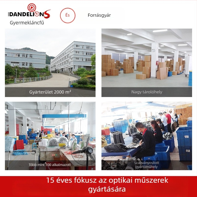 81007-P Fejre szerelhető elektronikus javító nagyító LED-del, akril lencsével a olvasáshoz