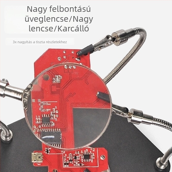 Univerzális forrasztóállomás segédfogó eszköz PCB javításhoz és forrasztáshoz, nagy felbontású forrasztás, mobiltelefon PCB munkapad