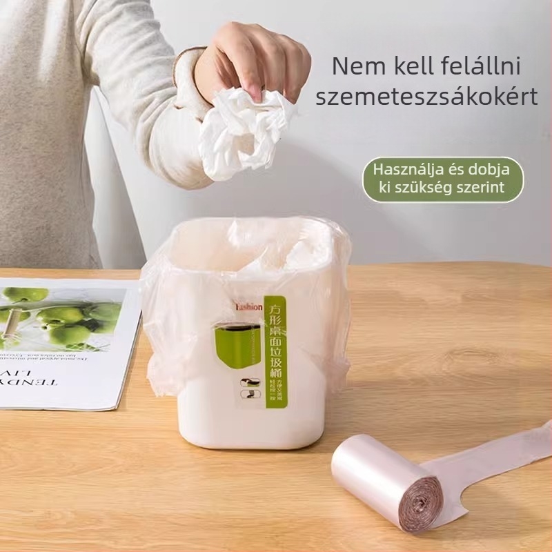 Sűrített asztali szemeteszsákok, kicsi méretű mini zacskók egyetemistáknak, kis műanyag zacskók nagykereskedelmi