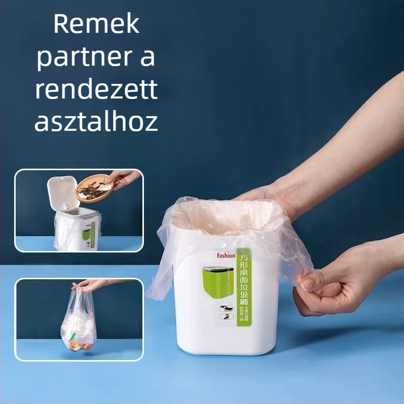 Sűrített asztali szemeteszsákok, kicsi méretű mini zacskók egyetemistáknak, kis műanyag zacskók nagykereskedelmi
