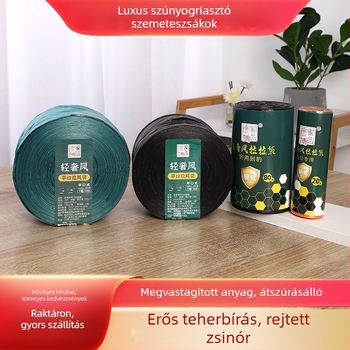 Új luxus stílusú szúnyogriasztó szemeteszsákok háztartási használatra, köthető záródásúak, konyhai dezodoráló hatással
