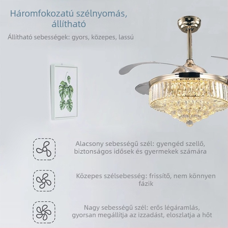  Univerzális vezeték nélküli távirányító mennyezeti ventilátorhoz és lámpához – rejtett telepítés, sebességszabályozás és időzítés
