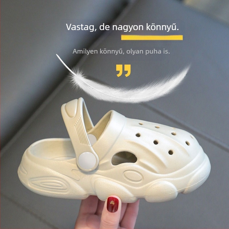 Nyári EVA gyerek szandálok, beltéri és kültéri használatra, csúszásmentes, uniszex, szülő-gyermek stílus