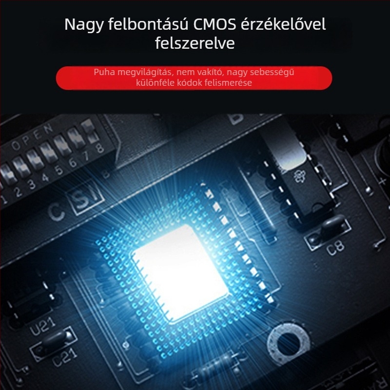 USB vonalkódolvasó modul 1D/QR kódokhoz, beépített olvasófej