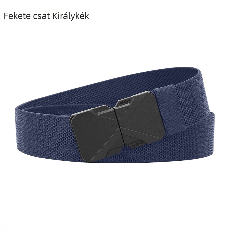 Szövött univerzális öv gyorskioldó csattal, ötvözetes csattal, kültéri taktikai öv, sportos stílus