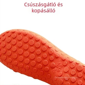 Férfiak számára perforált gumiszandál, csúszásmentes, nyári viselet