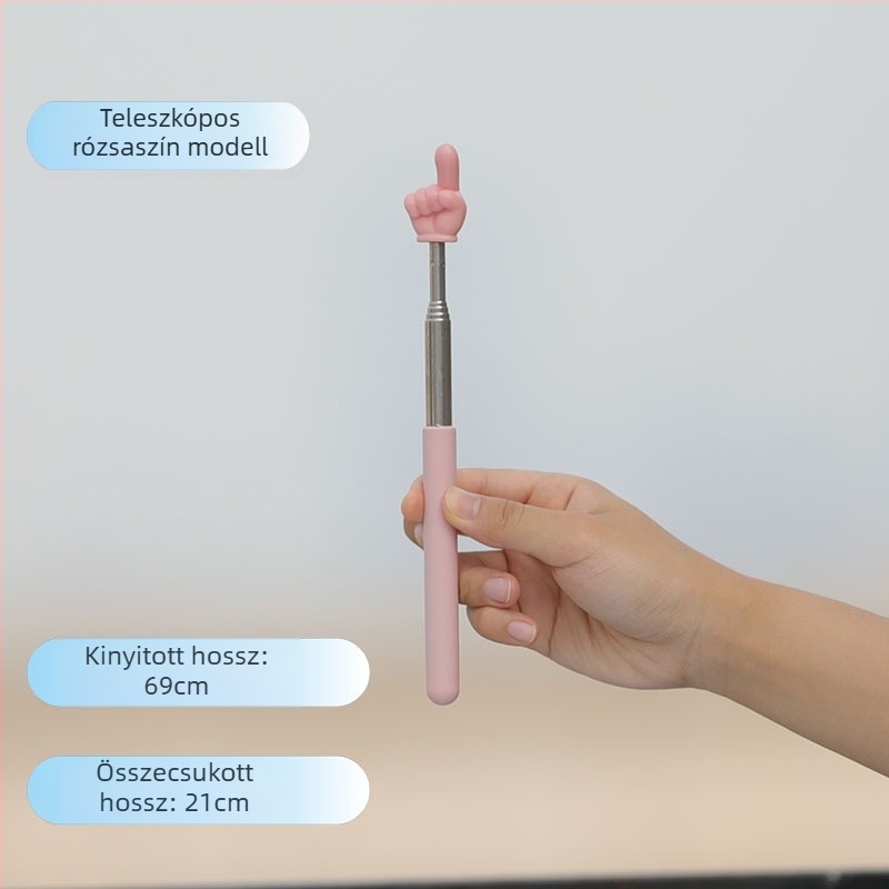 70 cm-es összecsukható rozsdamentes acél oktatási bot