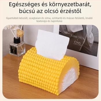 Kukorica alakú zsebkendő tartó — modern minimalist stílusú asztali dekoráció
