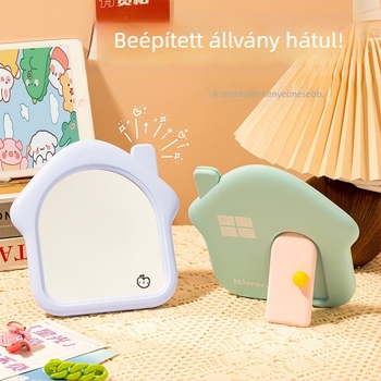JOINT hordozható sminktükör, kompakt asztali tükör diák kollégiumhoz, irodába és otthonra, HD felbontású