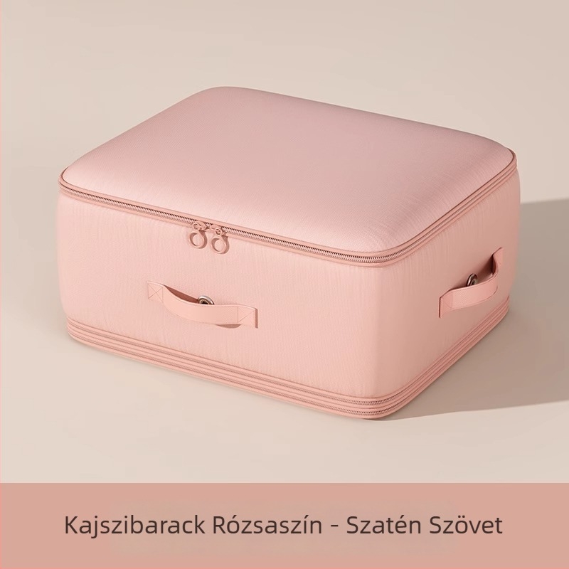 SND4021 Púdzseki tároló tasak és ruhák tömörítő tasak – hordozható utazási szervező, paplan és ruházat számára