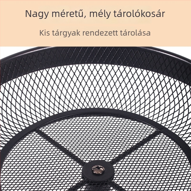 Modern minimál asztali tároló kosár, nagy vasból készült északi stílusú gyümölcskosár, üreges rács mintával, kenyérkosár