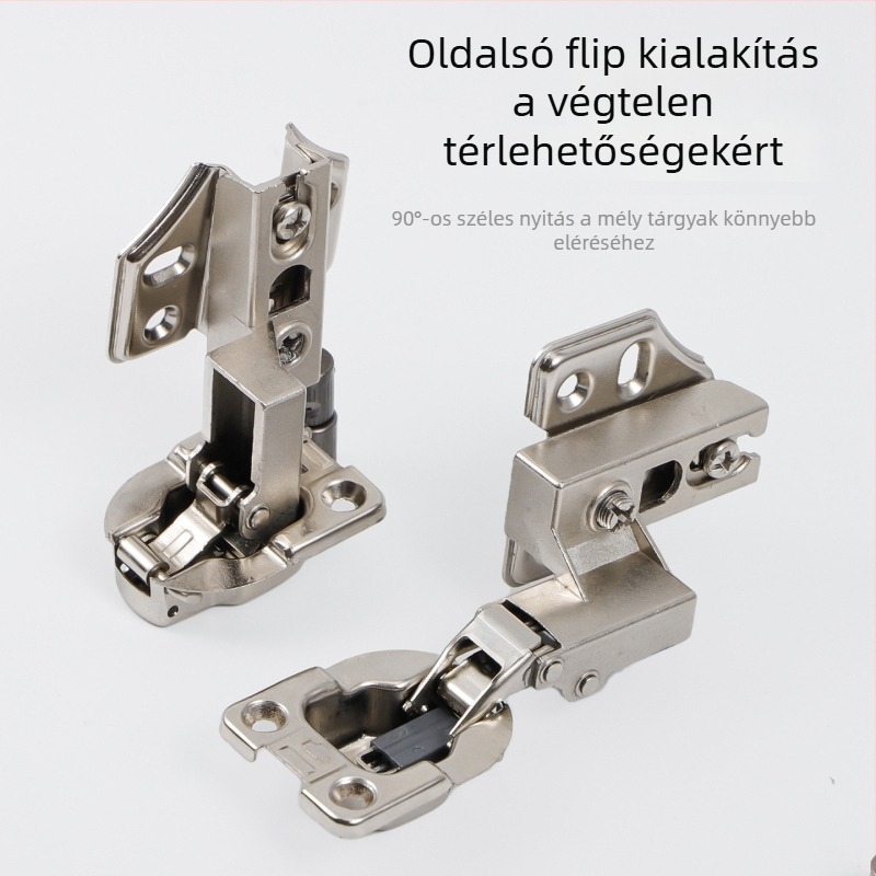 35 mm-es cupás csukló felnyíló ajtóhoz, oldalsó rögzítésű, TV-szekrényekhez, különleges alakú