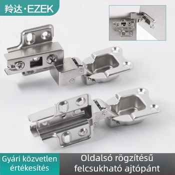 Oldalra szerelt pántok felnyíló ajtókhoz, 35 mm-es kupás pántok TV-szekrényhez és sminktárolóhoz, bal- és jobb oldali speciális formájú pántok