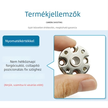 Korongos csillapítótengely kör alakú zsanérhoz, állítható nyomatékkal és állásmegállással, kiegészítő a csuklókarhoz