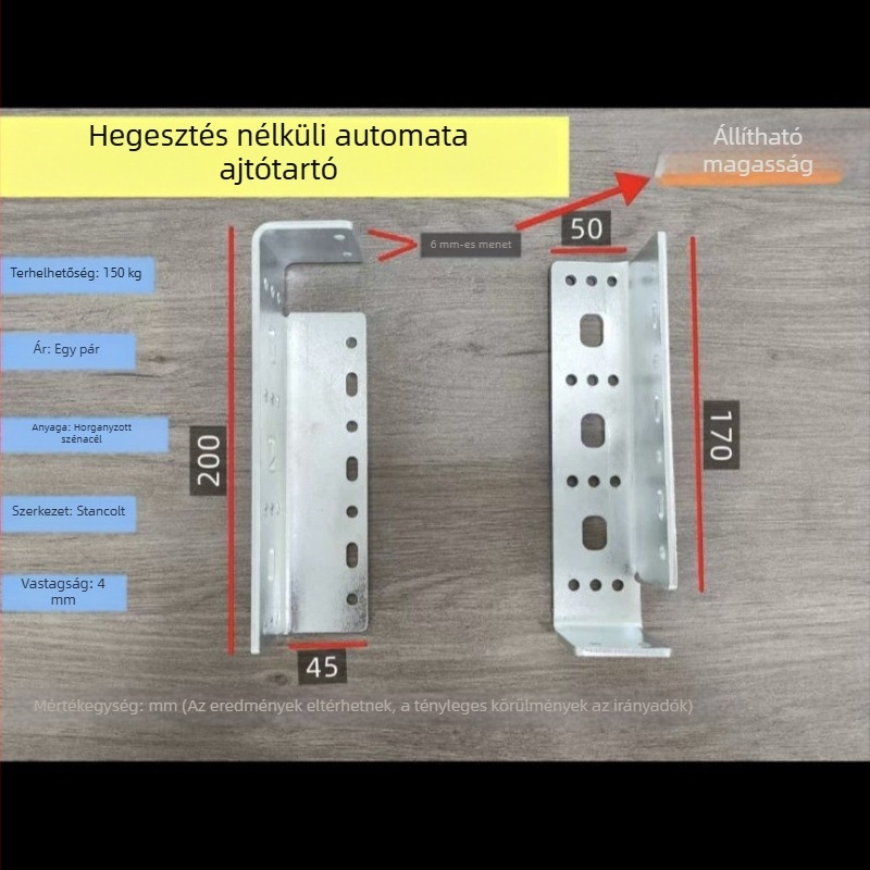 Automata ajtó szenzorral és távirányítóval — sínkészlet: motor szíjhajtású, függő görgő, lengésállító